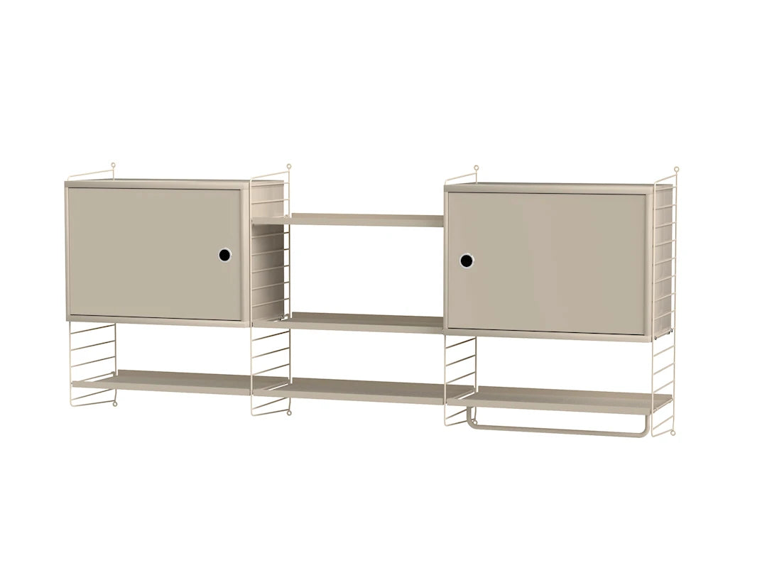 Køkkenreol, bundle M fra String Furniture - Beige - beige - Jacobsen Plus