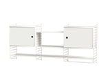 Køkkenreol, bundle M fra String Furniture - Hvid - beige - Jacobsen Plus