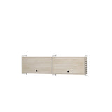 Køkkenreol, bundle N fra String Furniture - Sort - ask - Jacobsen Plus