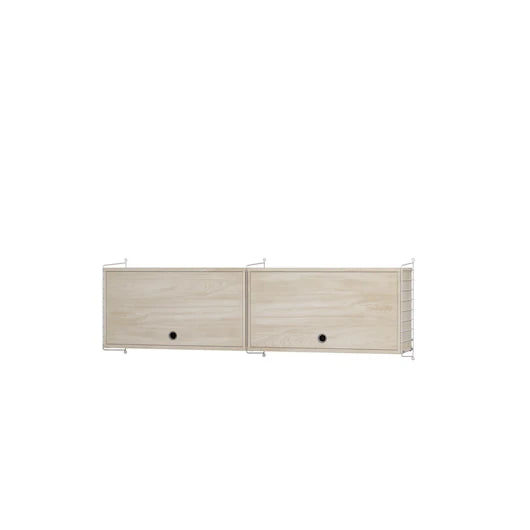 Køkkenreol, bundle N fra String Furniture - Hvid - ask - Jacobsen Plus