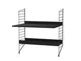 Børneværelse, bundle A fra String Furniture - Sort - sort ask - Jacobsen Plus
