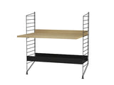 Børneværelse, bundle A fra String Furniture - Sort - eg - Jacobsen Plus
