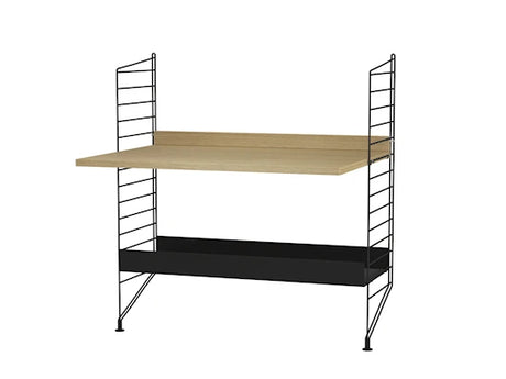 Kinderzimmer, Bundle A von String Furniture - Schwarz - Eiche - Jacobsen Plus