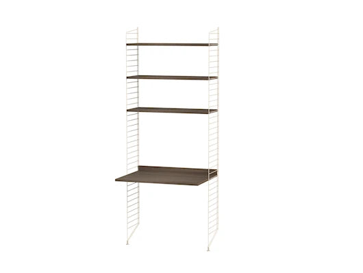 Børneværelse, bundle C fra String Furniture - Beige - valnød - Jacobsen Plus