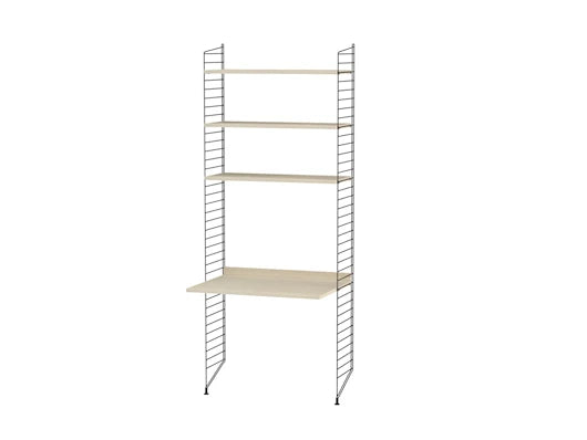 Børneværelse, bundle C fra String Furniture - Sort - ask - Jacobsen Plus
