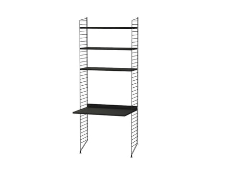 Kinderzimmer, Bundle C von String Furniture - Schwarz - schwarze Esche - Jacobsen Plus