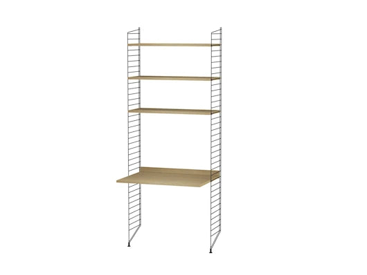Børneværelse, bundle C fra String Furniture - Sort - eg - Jacobsen Plus