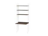 Børneværelse, bundle C fra String Furniture - Hvid - valnød - Jacobsen Plus