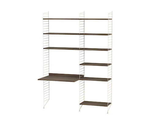 Børneværelse, bundle D fra String Furniture - Beige - valnød - Jacobsen Plus