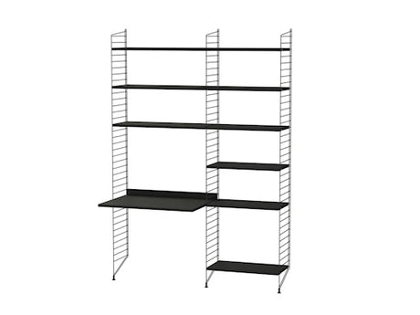 Kinderzimmer, Bundle D von String Furniture - Schwarz - schwarze Esche - Jacobsen Plus