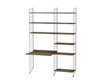 Børneværelse, bundle D fra String Furniture - Sort - valnød - Jacobsen Plus