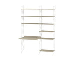 Børneværelse, bundle D fra String Furniture - Hvid - ask - Jacobsen Plus