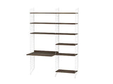 Børneværelse, bundle D fra String Furniture - Hvid - valnød - Jacobsen Plus
