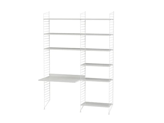 Børneværelse, bundle D fra String Furniture - Hvid - hvid - Jacobsen Plus