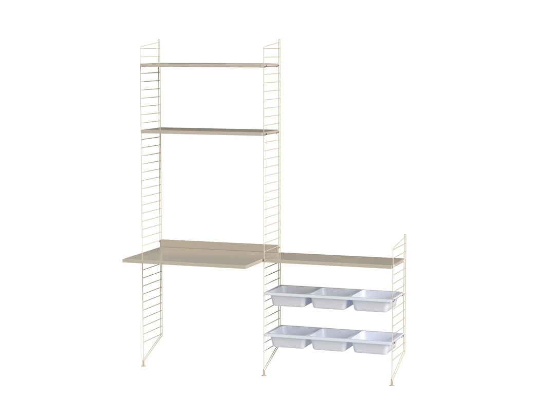 Børneværelse, bundle E fra String Furniture - Beige - beige - Jacobsen Plus