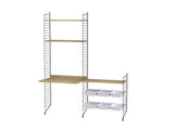 Børneværelse, bundle E fra String Furniture - Sort - eg - Jacobsen Plus