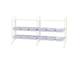 Børneværelse, bundle F fra String Furniture - Hvid - beige - Jacobsen Plus