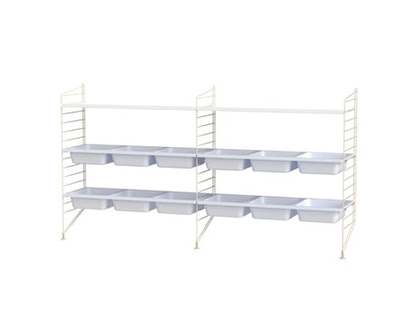 Kinderzimmer, Bundle F von String Furniture - Weiß - Beige - Jacobsen Plus