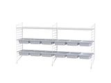 Børneværelse, bundle F fra String Furniture - Hvid - hvid - Jacobsen Plus