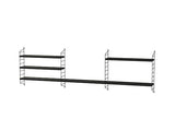 Børneværelse, bundle H fra String Furniture - Sort - sort ask - Jacobsen Plus