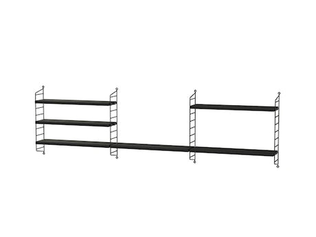 Kinderzimmer, Bundle H von String Furniture - Schwarz - schwarze Esche - Jacobsen Plus