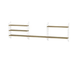 Børneværelse, bundle H fra String Furniture - Hvid - eg - Jacobsen Plus
