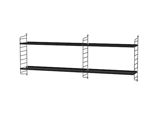 Børneværelse, bundle I fra String Furniture - Sort - sort - Jacobsen Plus