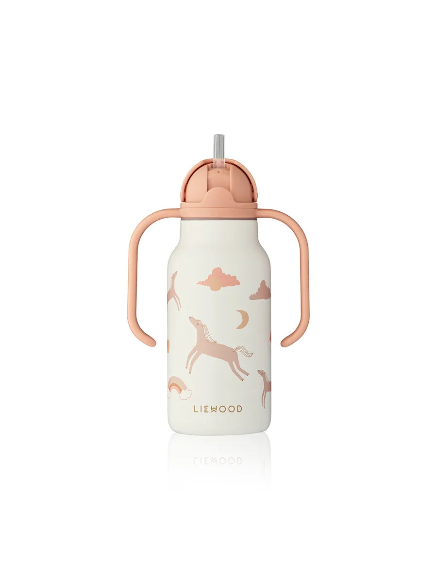 Kimmie Water Bottle 250 ml, dream/ecru fra Liewood - 3 - Jacobsen Plus