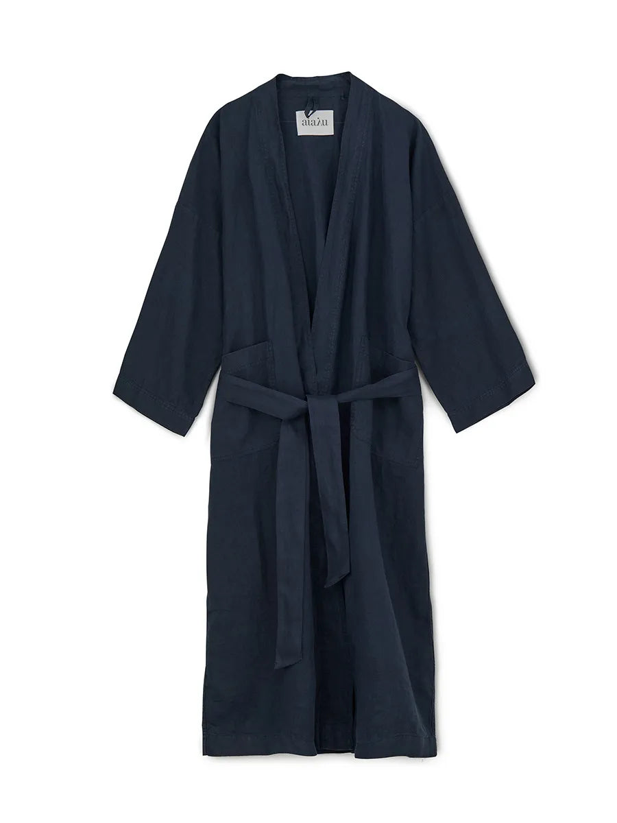 Kimono Linen, navy von Aiayu - 1 - Jacobsen Plus