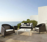 Kingston 2-Pers. Loungesofa von Cane-line - 2 - Jacobsen Plus
