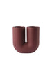 Kink Vase, tiefrot von Muuto