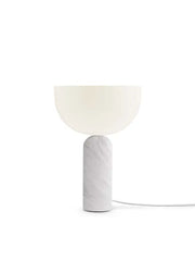 Kizu Tischleuchte Small, White Marble von New Works