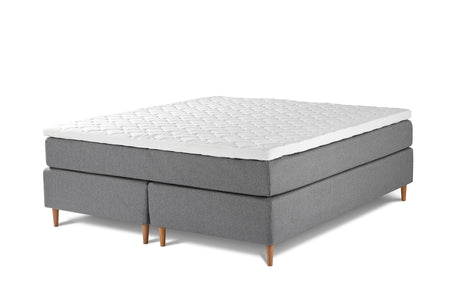 Jacobsen Plus Beds – Kontinental Bett, Grau - 180 x 200 cm / Medium-medium - Jacobsen Plus