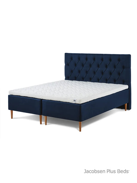 Jacobsen Plus Beds – Classic Box Bett, Blau - 180 x 200 cm / Medium-medium - Jacobsen Plus