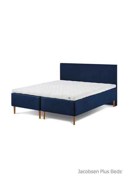 Jacobsen Plus Beds – Classic Box Bett, Blau - 180 x 200 cm / Medium-medium - Jacobsen Plus