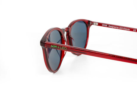 LEO x MW Sonnenbrille New Depp, Limited Edition, red von LEOObjects - 5 - Jacobsen Plus