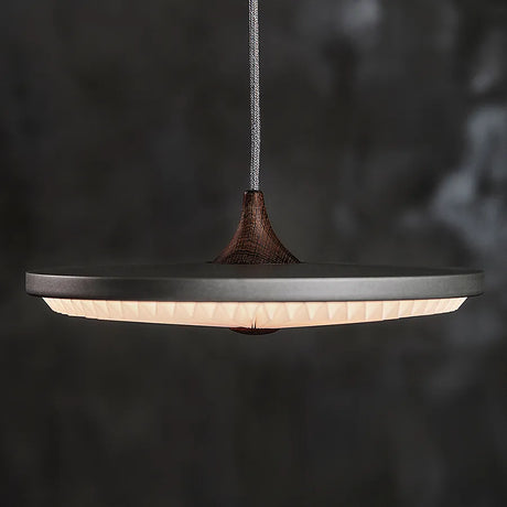 Soleil Pendelleuchte small, geräucherte Eiche, Papier Schirm von Le Klint - 2 - Jacobsen Plus
