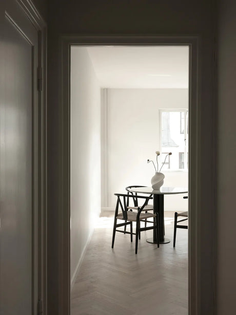 Pirout Vase 01, Keramik von Louise Roe - Grau mit Schliff - Jacobsen Plus