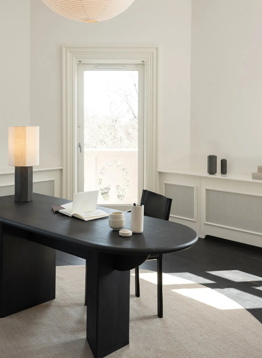 The Eight Over Eight Lamp Small, grey marble von Louise Roe - 7 - Jacobsen Plus