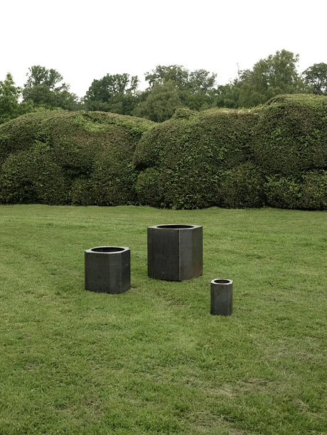Funki Pot, medium von Louise Roe - Gebürstetes Aluminium - Jacobsen Plus