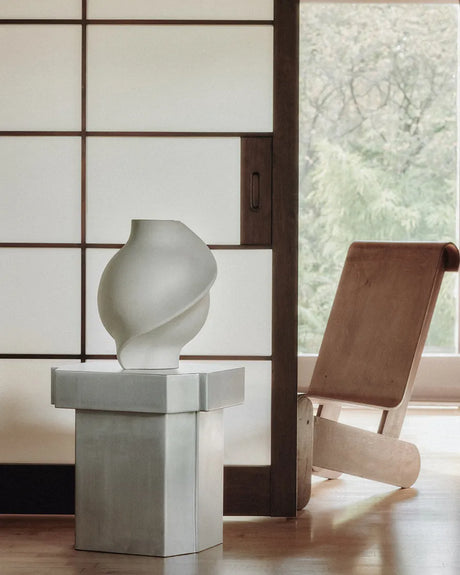 Funki Stool 02 von Louise Roe - Gebürstetes Aluminium - Jacobsen Plus