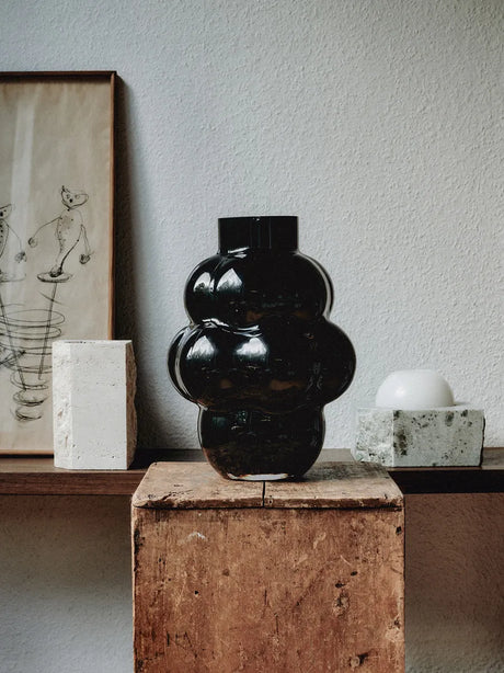 Balloon Vase 04, Glas von Louise Roe - Schwarz - Jacobsen Plus
