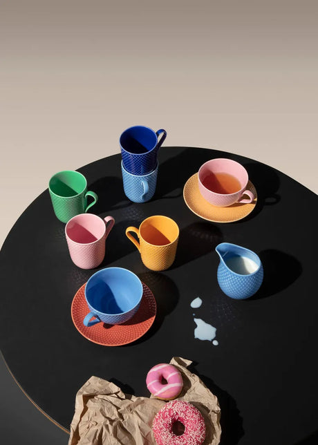 Rhombe Krus mit Henkel, Gelb von Lyngby Porcelæn - 3 - Jacobsen Plus