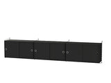 Reol, Living room D fra String - Sort - sort ask - Jacobsen Plus