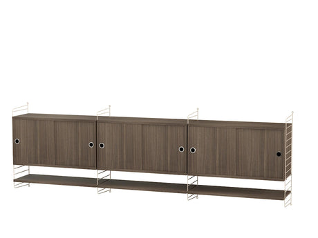 Reol, Living room E fra String - Beige - valnød - Jacobsen Plus
