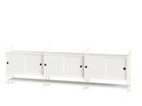 Reol, Living room E fra String - Hvid - beige - Jacobsen Plus
