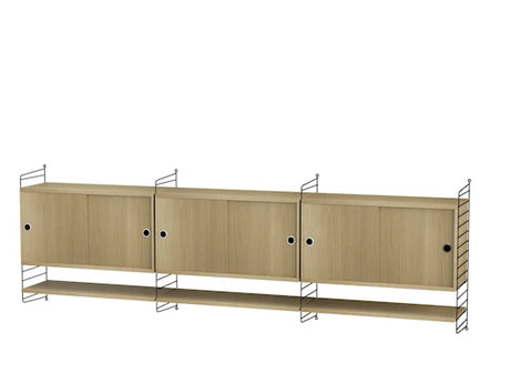 Reol, Living room E fra String - Sort - eg - Jacobsen Plus