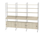 Reol, Living room G fra String - Sort - ask - Jacobsen Plus