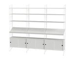 Reol, Living room G fra String - Hvid - hvid - Jacobsen Plus