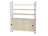 Regal, Living Room I fra String - Schwarz - Esche - Jacobsen Plus